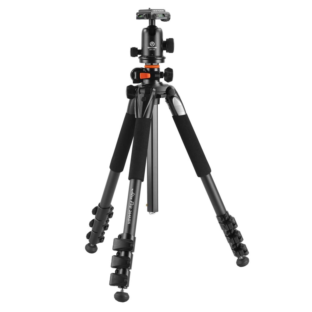 VANGUARD ALTA PRO 264 ABN stropní stativ Hliníkový stativ řady ALTA PRO pro volně stojací zrcadlovky Kompatibilní stropní stativ 4 úrovně Arca-Swiss