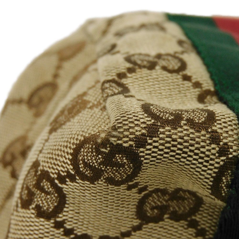 Used 9539 Web Stripe Tote 211971 7924 Patent Enamel Green Red Brown GG Canvas Beige Women's from Japan AUTHENTIC