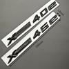 3D ABS Car Letters Logo XDrive 40e 45e Badge Rear Trunk Emblem Side Fender Sticker For BMW  X5 F15 G05 Tail Exterior Accessories