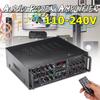 110-240V Bluetooth Leistungsverstärkersystem Sound Audio Stereo Receiver Unterstützung 4-Wege Mikrofoneingang Heimkino 2000W