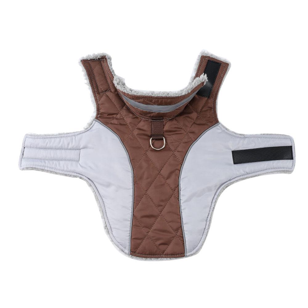 Warm Puppy Coat Thick Fleece Winter Jacket Clothes For Small Medium Dogs Cats Reflective Chihuahua Yorkie Costume Pet Outfits