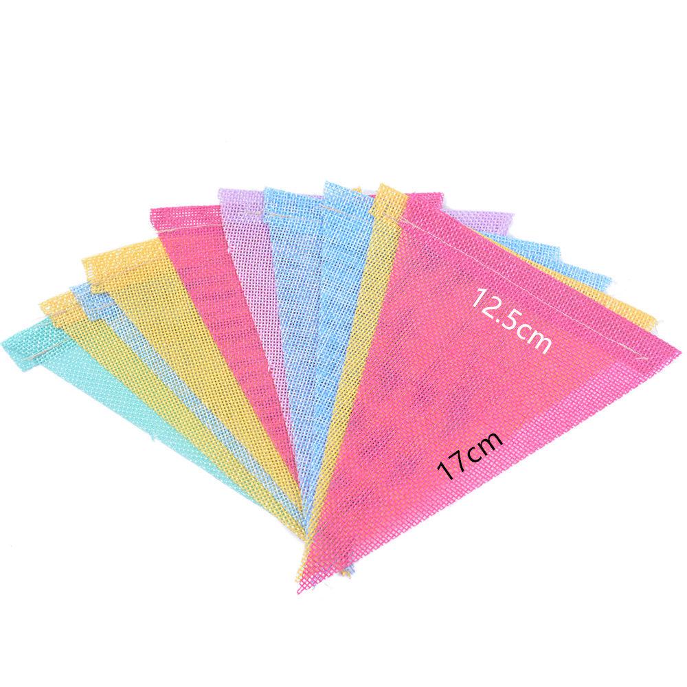 6-Color Triangle Pennant Banner: Imitation Linen for Graduation and Weddings