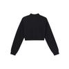 New Nike Crop Tops Women's Black FN2477-010