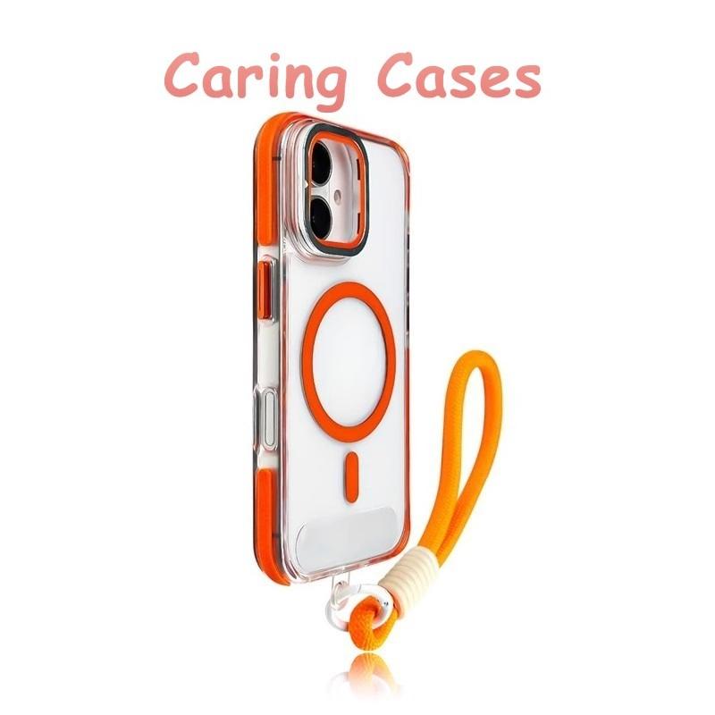 

For iPhone 17 Pro Max Case Magnetic Clear Shockproof Lens Cover Stand Compatible with iPhone 16 15 14 13 12 11 iPhone 12