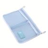 Refrigerator Storage Mesh Bag Double Compartment Hanging Pouch Kitchen Organizer Pockets with Hook Washable Fridge Net Bag