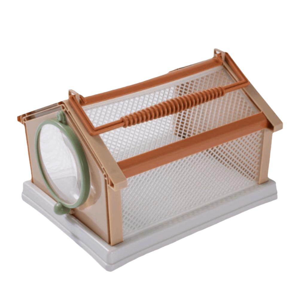 Folding Bug Viewer Box ABS Insect Container Portable Bug Habitat Outdoor
