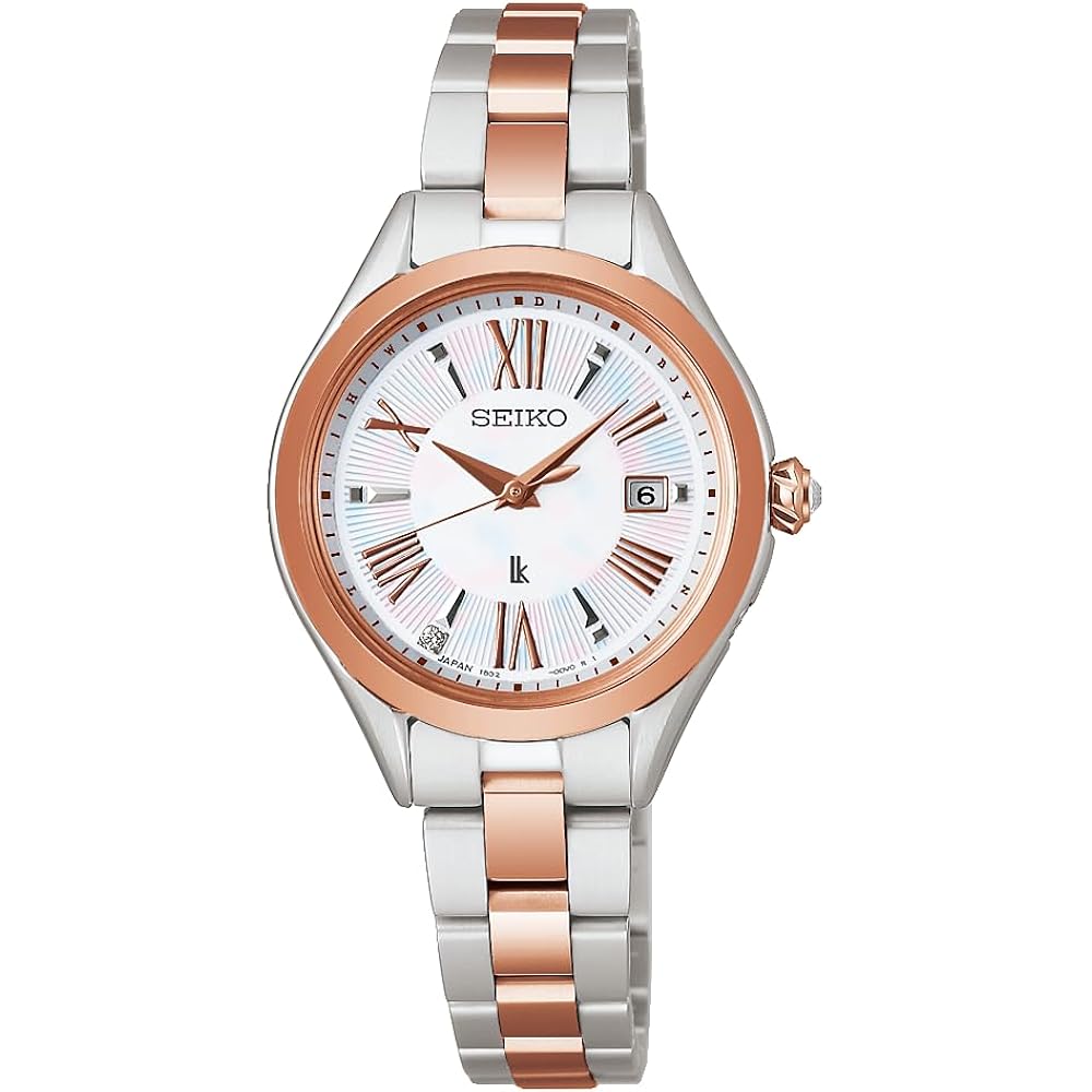 

[Seiko Watch]LUKIA Grow SSQW096 Ladies Watch Solar Radio Wave Correction Full Automatic Calendar...