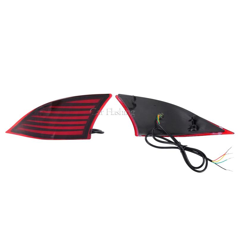 Car LED Rear Bumper Reflector Light For Lexus IS250 IS300 IS350 2014 2015 2016 2017 2018 Rear Tail Light Brake Fog Light