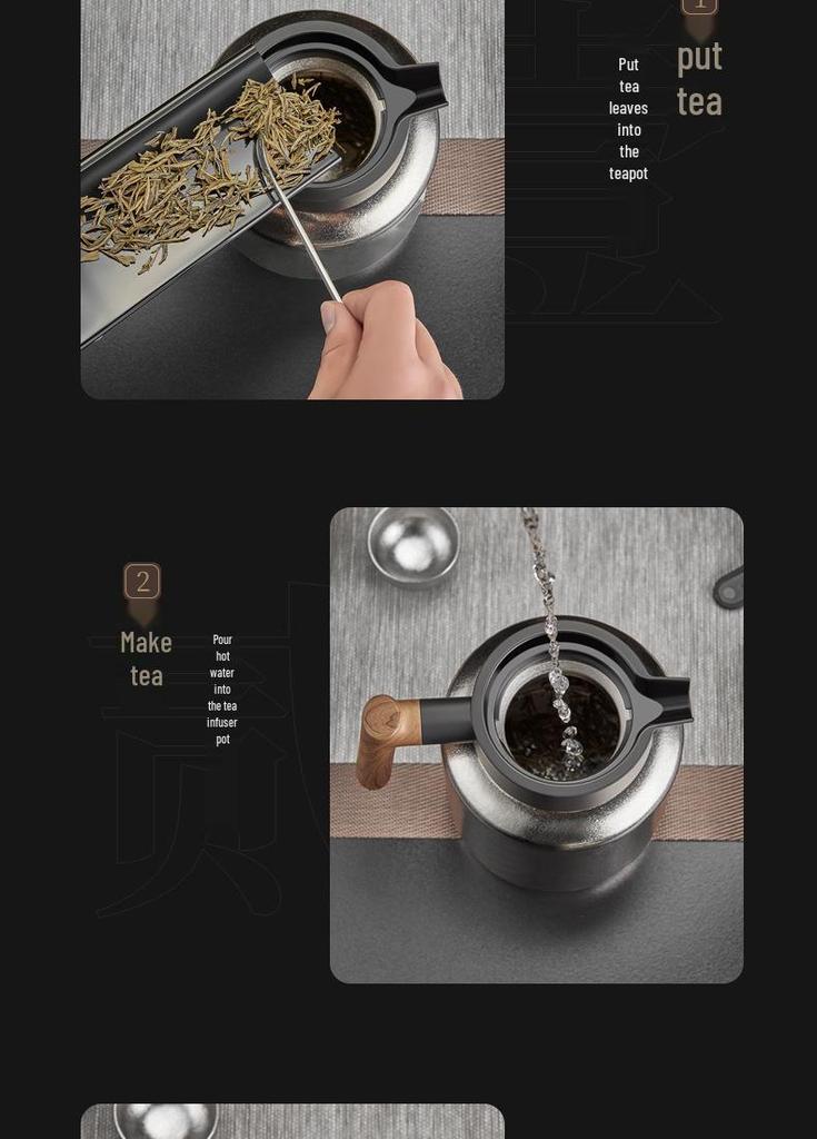 Titanium Smart Temperature Display Insulated Kettle - Large Capacity, Home Use, High-End Stew Pot for Health & Tea Stewing