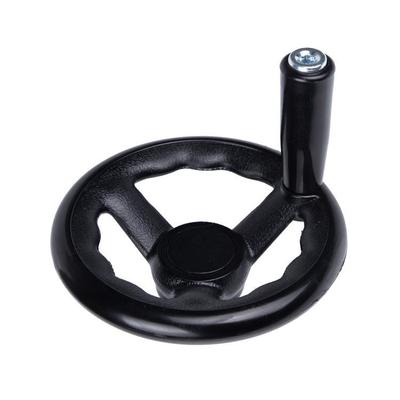 Corrugated Plastic-Steel Three-Spoke Handwheel for Machine Tools and Grinders