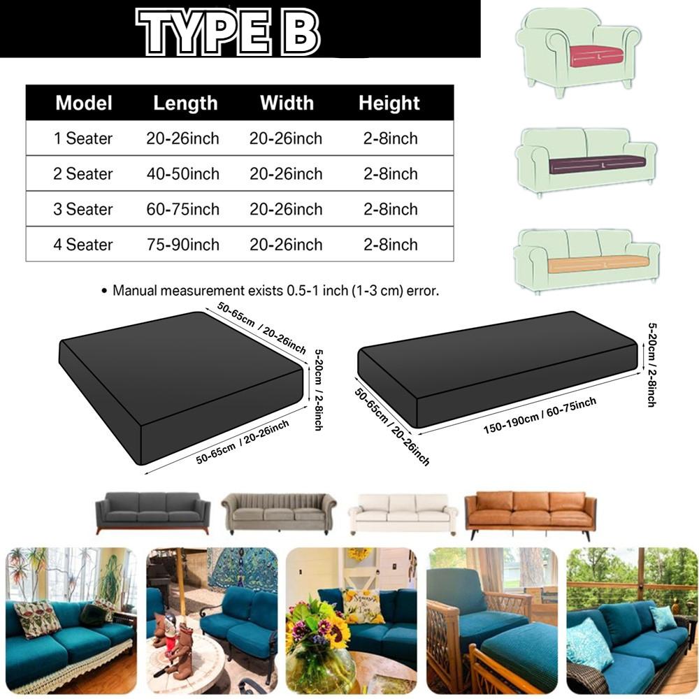Stretch Jacquard Sofa Slipcovers Elastic Spandex Sofa Cover Couch Covers for Living Room Seat Cushion Couch Furniture Protector