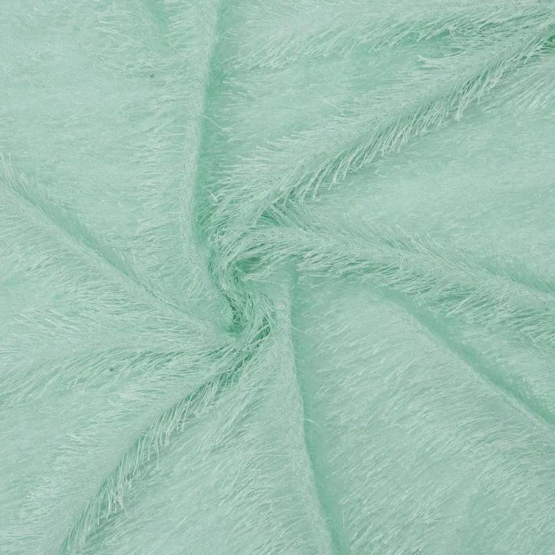 1 Yard Velvet Tassel Feather Mesh Fabric for Diy Sewing, Party Stage Performance, Background Fabric, and Display Tablecloth