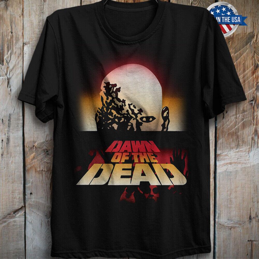T-shirt unisexe inspiré du film d'horreur et d'action américain Dawn of the Dead (George Romero)