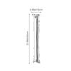 24Pcs Inflatable Party Noise Sticks Thick Plastic Cheer Sticks for Basketball Football Soccer Games Concerts Festivals Outdoor