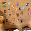 JIANWU Belated Letter Series Vintage Letter Number Landscape Material Collage Scrapbooking Sticker Creative Journal Stationery