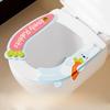 2pcs Scented Waterproof Toilet Seat Covers, Cartoon Rabbit & Carrot, EVA, Reusable, All-Season
