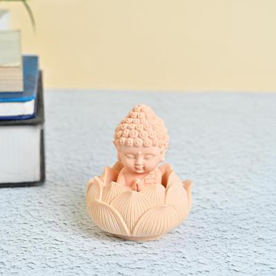 Car Dashboard Decoration – Lotus Baby Buddha Statue | Miniature Showpiece for Home, Living Room & Office Desk | Buddha Idol Gift
