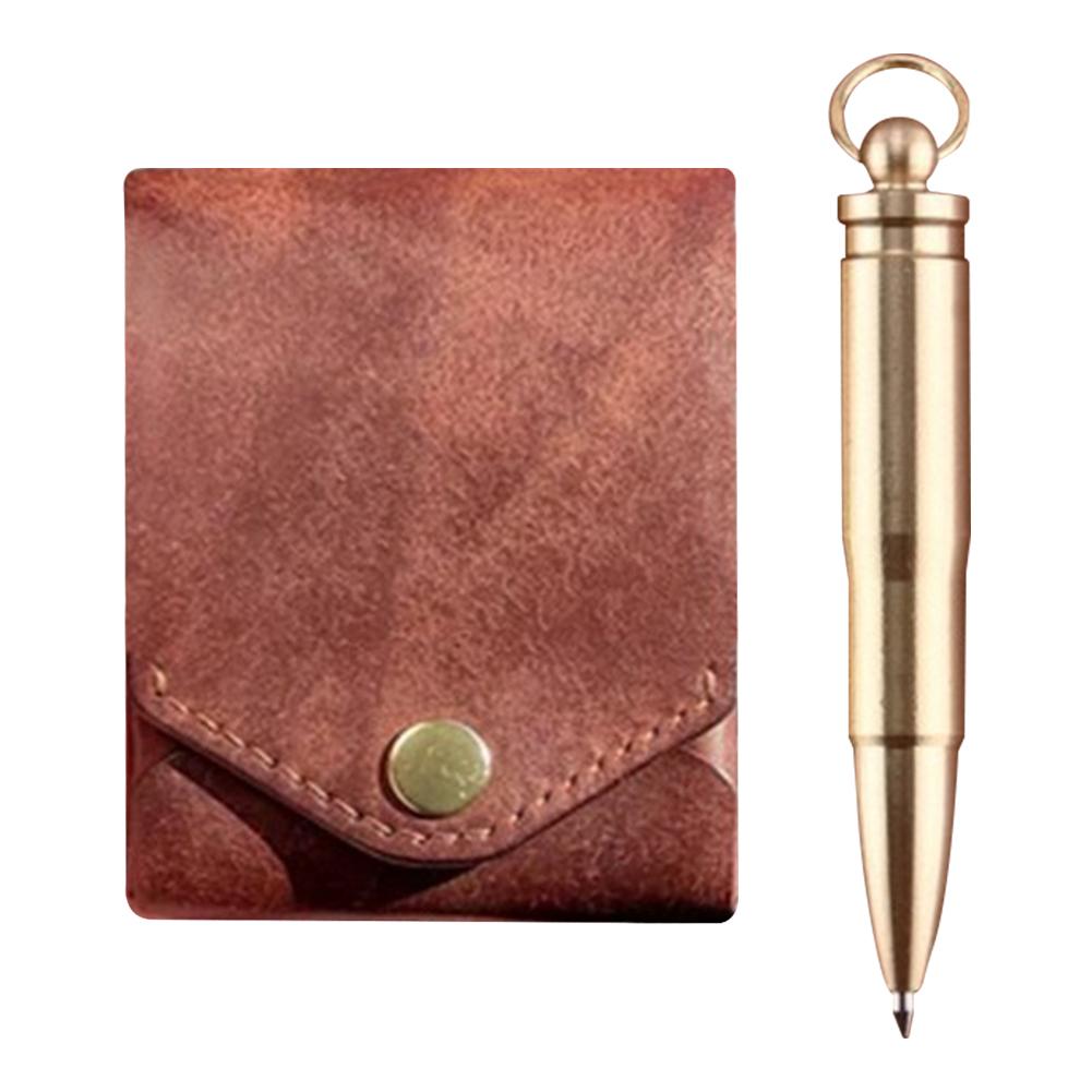 

Money Wallet with Built-in Pen Slot ID Card Clip Case Bi-Fold Portable Wallet Slim Card Holder for Graduation Gift and Daily Use