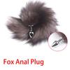 1Pc BDSM Rabbit Fox Dog Tail Anal Plug Animal Tail Butt Plug Role-playing Sex Games Sex Products Men Women Couple Adult Sex Toys