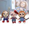 Entzückende Chucky Plüschpuppe Kürbisdesign für Halloween Kreative Dekoration und Geschenke