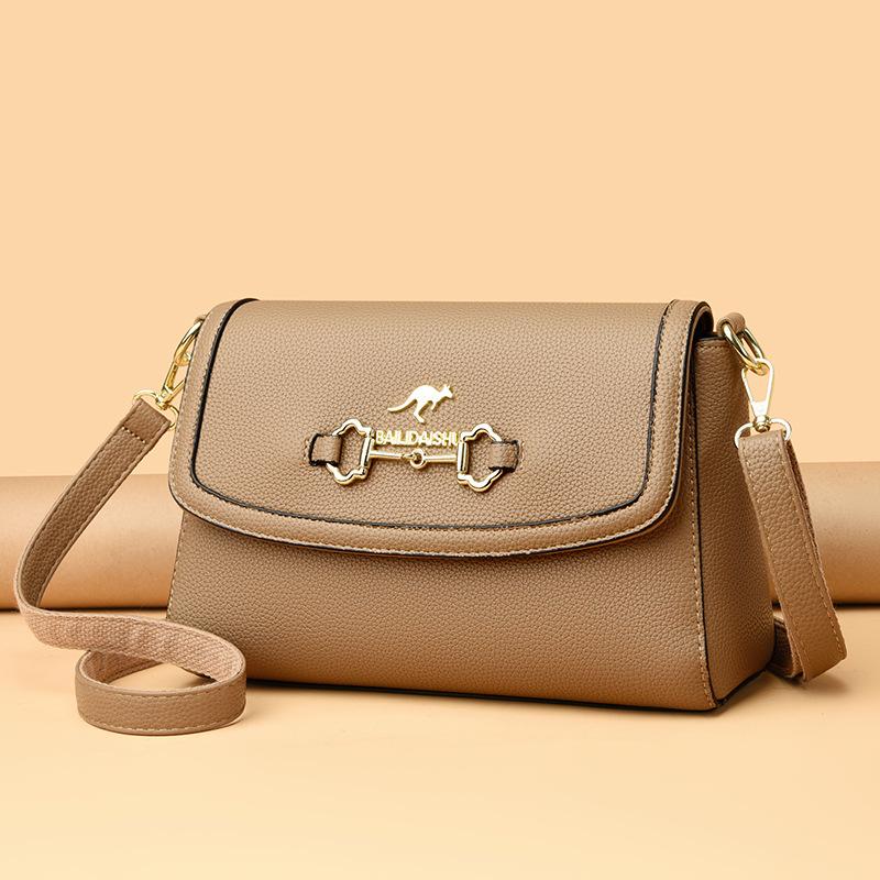 New Women's Personalized One Shoulder Slanted Straddle Women's Bag Tote Bag Fashionable Korean Style Simple and Atmospheric Small Bag