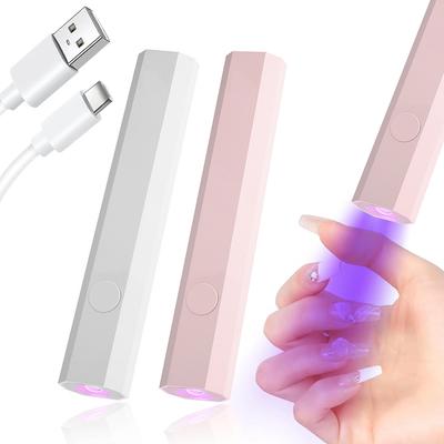 Ručná monogramová lampa UV LED svetlo na nechty na vytvrdzovanie všetkých gélových lakov, USB nabíjateľná, rýchloschnúca, manikúrový stroj, Nail Art