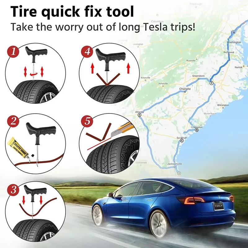 For Tesla Rubber Lifting Jack Pad Adapter Tool Ire Repair Lifting Jack Pad for Tesla Model 3/Y/S/X 2017-2025 Accessories Amagi