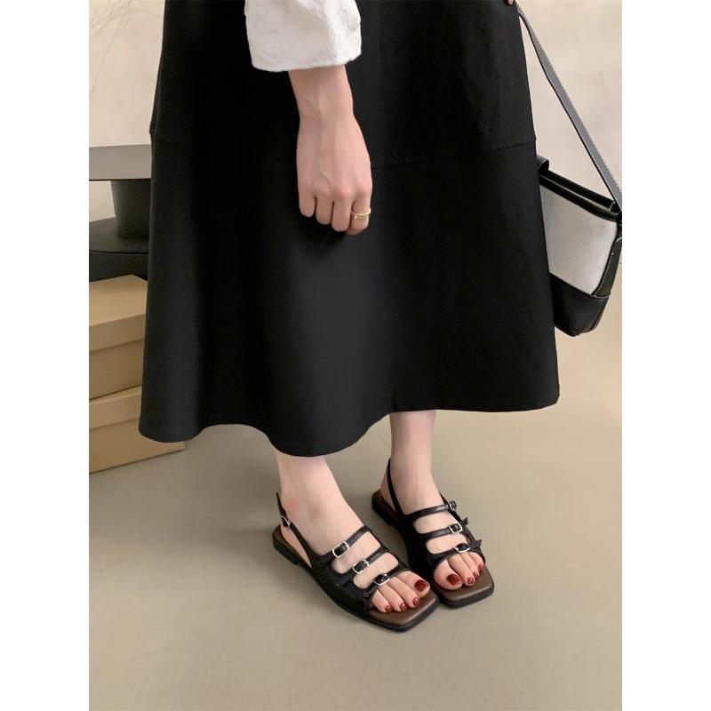 Fashion Sandals Women's Summer New Retro Beautiful Beach Seaside Vacation Sandals