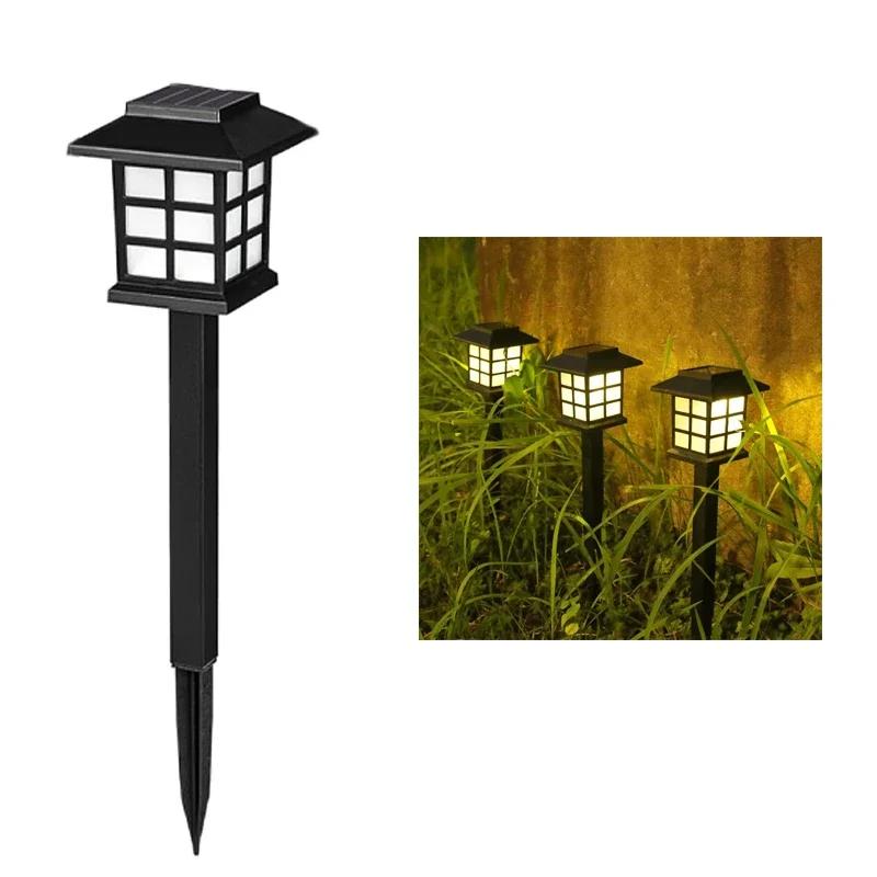Solar LED Wegleuchten Rasenlampe Außen Solarleuchte Dekoration für Garten/Hof/Landschaft/Terrasse/Auffahrt/Gehweg Beleuchtung