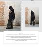 2025 Punk Techwear Style Metal Eyelets Full Head Cap Men Street Dance Hip Hop Hood Headwear