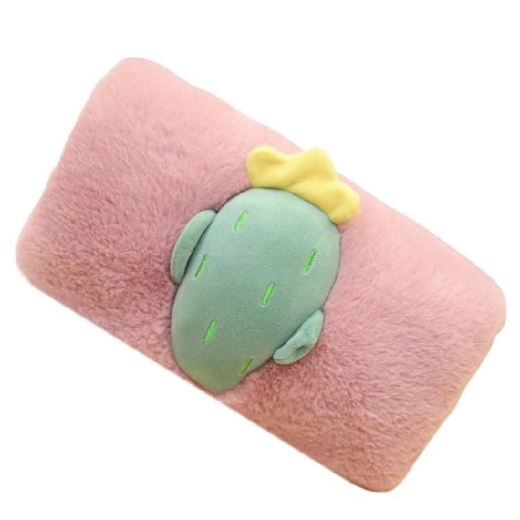 Elegant Hand Warmer Furry Easy to Detach Cartoon Fruit Winter Essential Women Winter Hand Warmer Lovely Fruit