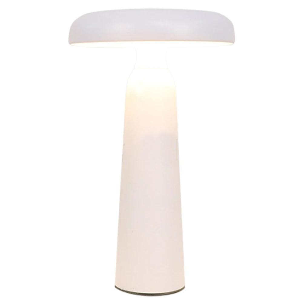 

LED Vintage Desk Light Acrylic Simple Table Lamp Touch Control Bedside Atmosphere Light USB Charging for Home Office Decor белый