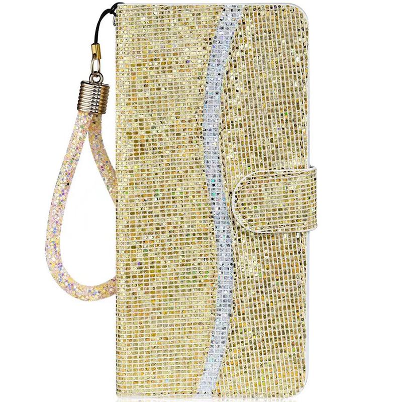 Wallet Flip Glitter Leather Case For Samsung Galaxy A51 A52 A53 A72 A71 A50 A70 A11 A21S A42 A13 A22 A32 A73 Note10 20 S9 S10