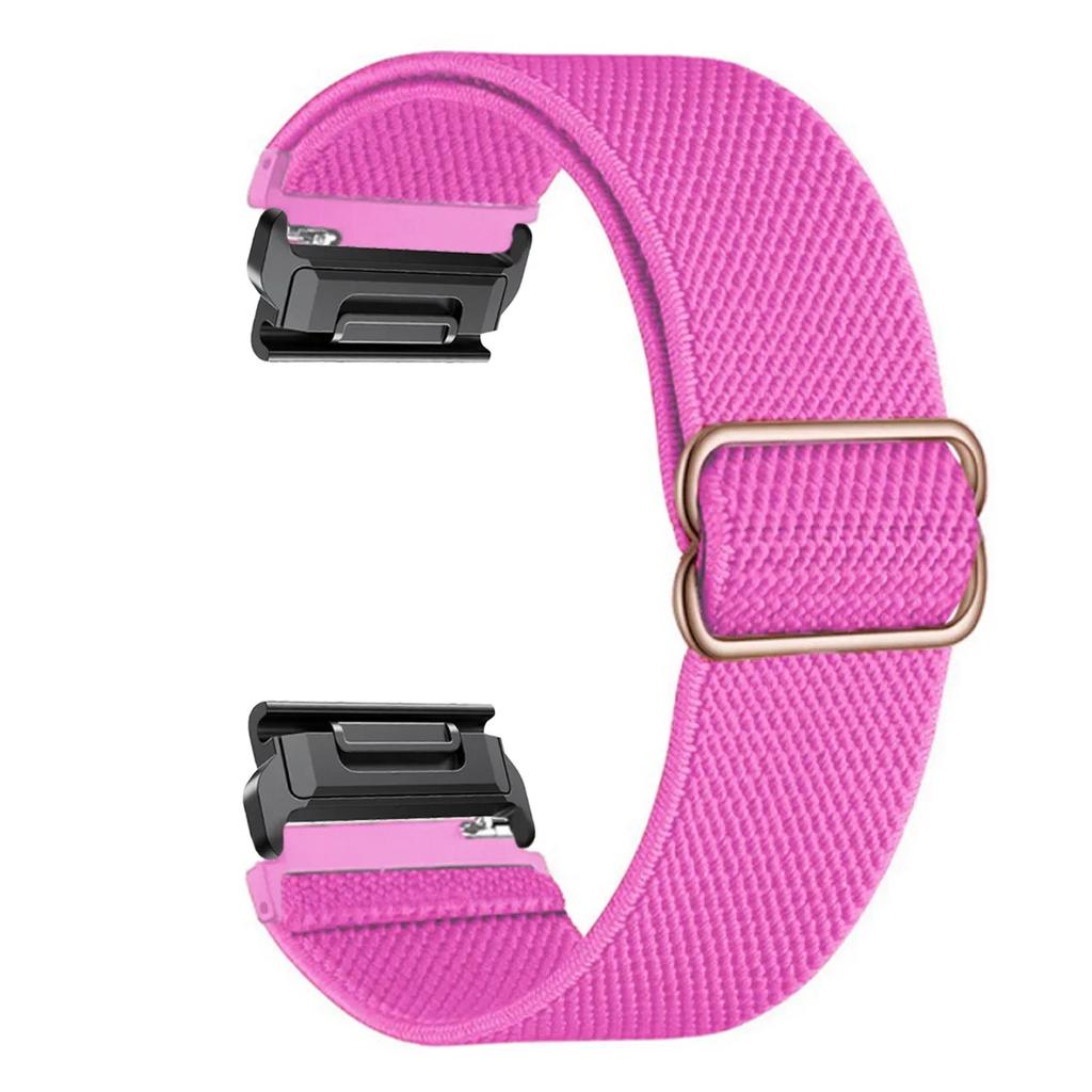 26mm 22mm Nylon Strap For Garmin Fenix 5 Plus 6X 7x Pro Band Watch Elastic Wristband Bracelet Fenix 6 5 Pro Venu2 Forerunner 945