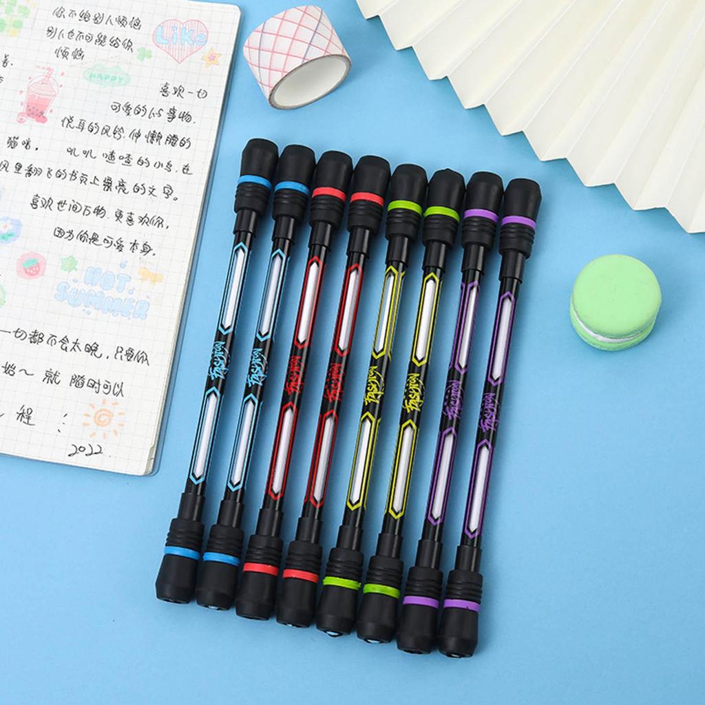 Finger Spinning Pen Writable Rolling Finger Pen Spinning Rotating Pen Student Gaming Non-Slip Spinning Pen with Weighted