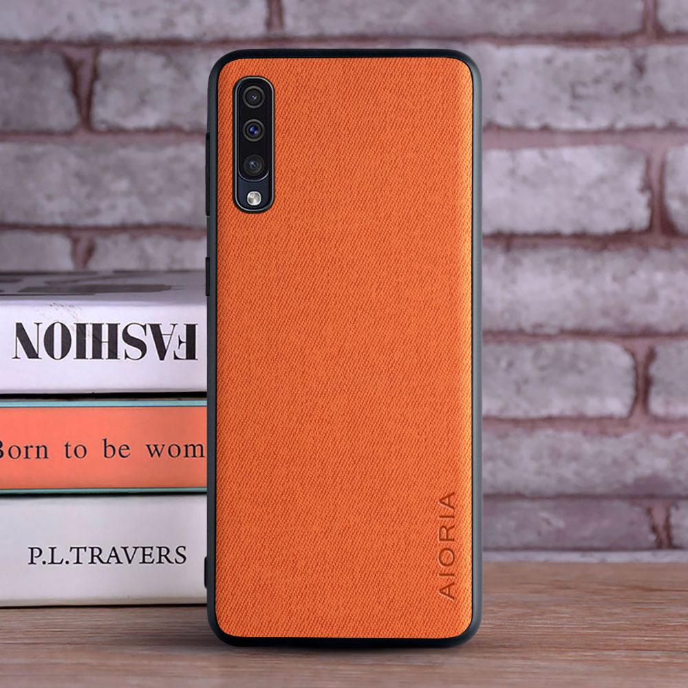 Textile Case for Samsung Galaxy A70 A50S A30S A50 A40 Perfect Touching Feel Case for Samsung Galaxy A70 A50S A30S A50 A40 Case