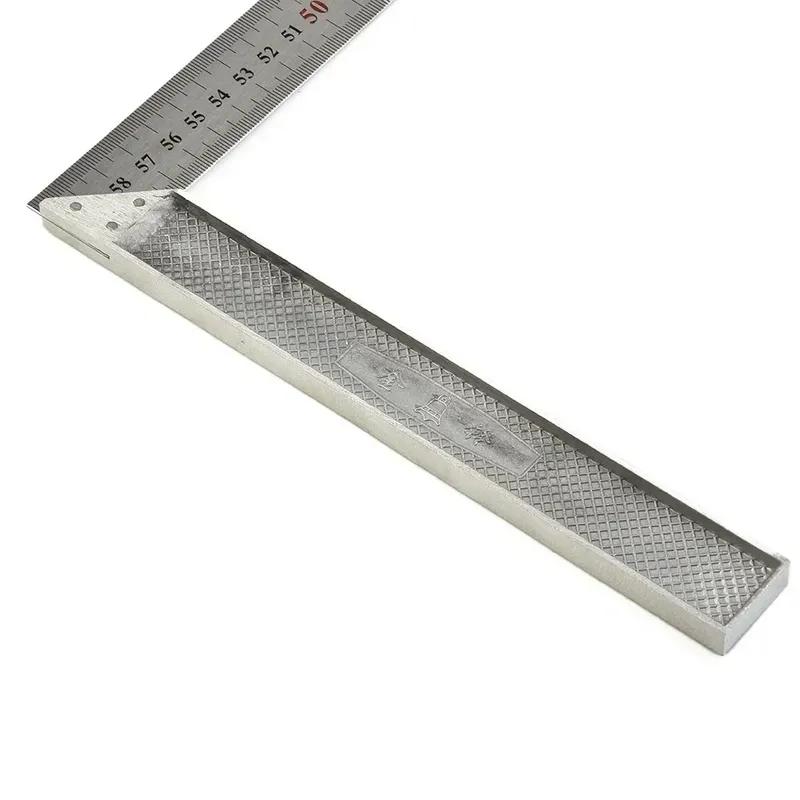 1pc 250mm-600m Square Right Ruler Angle 90 Turning Ruler Construction Carpenter Ruler For Building Framing Gauges Measuring Tool