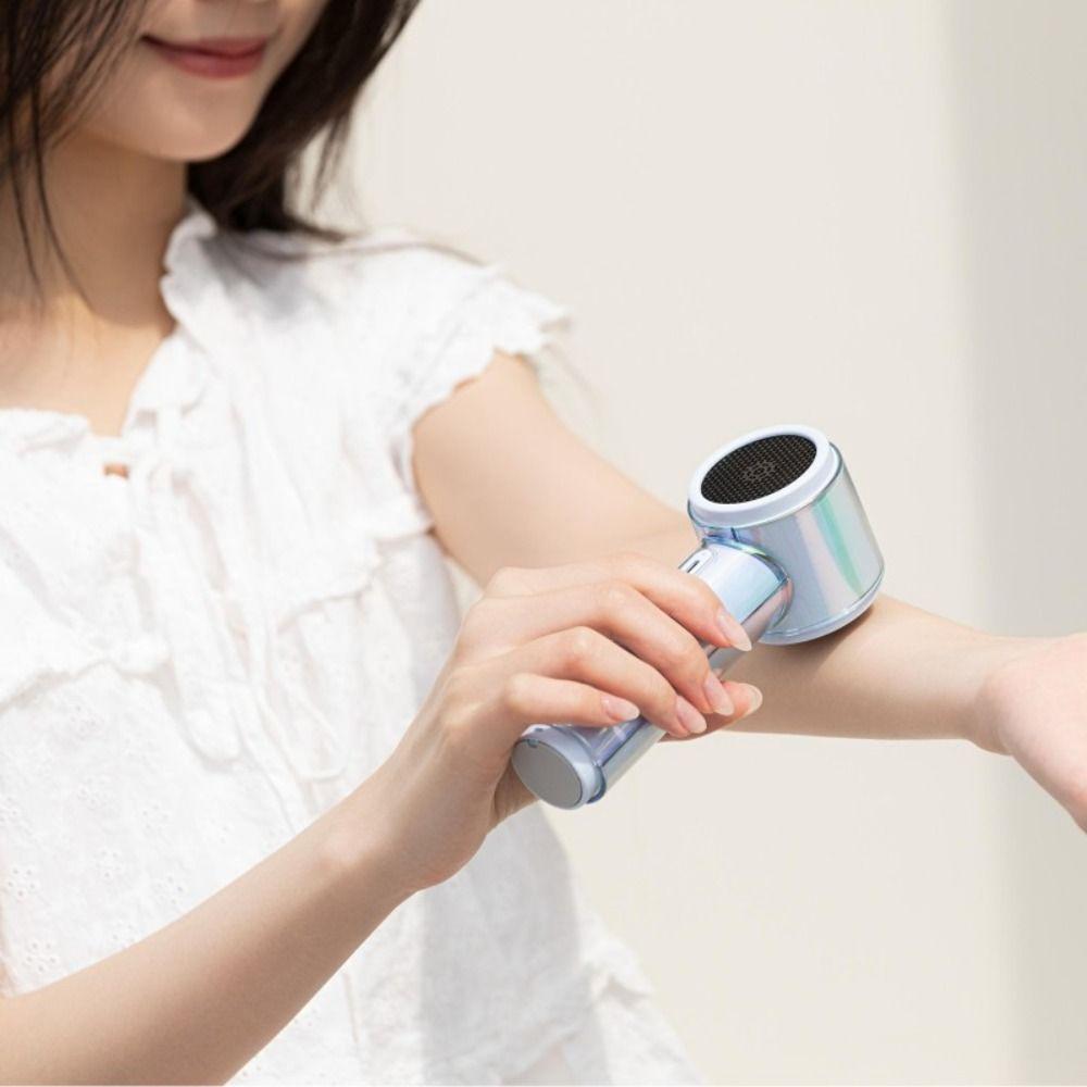 High-Speed Airflow Portable Handheld Fan Smart Digital Display USB Rechargeable Fan  Travel