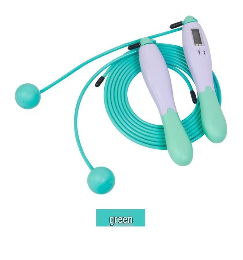 Electronic Smart Jump Rope with Steel Wire, Cordless Ball, and Counter for Men, Women, and Students