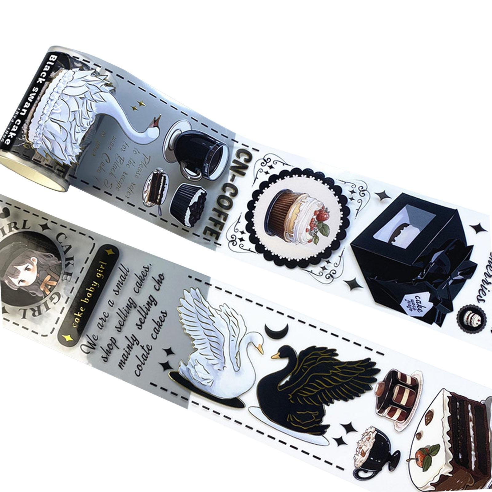 

Лента васи для домашних животных, креативная наклейка для скрапбукинга, сделай сам, декоративная маскировка Swan