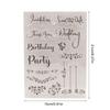 Transparent Silicone Stamp Wedding Clear Stamp Scrapbooking Supplies for Journal Photo Album Card Making Decorations