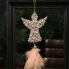 Plastic Christmas Tree Feather Pendant Wall Christmas Decoration  Christmas Party Decor
