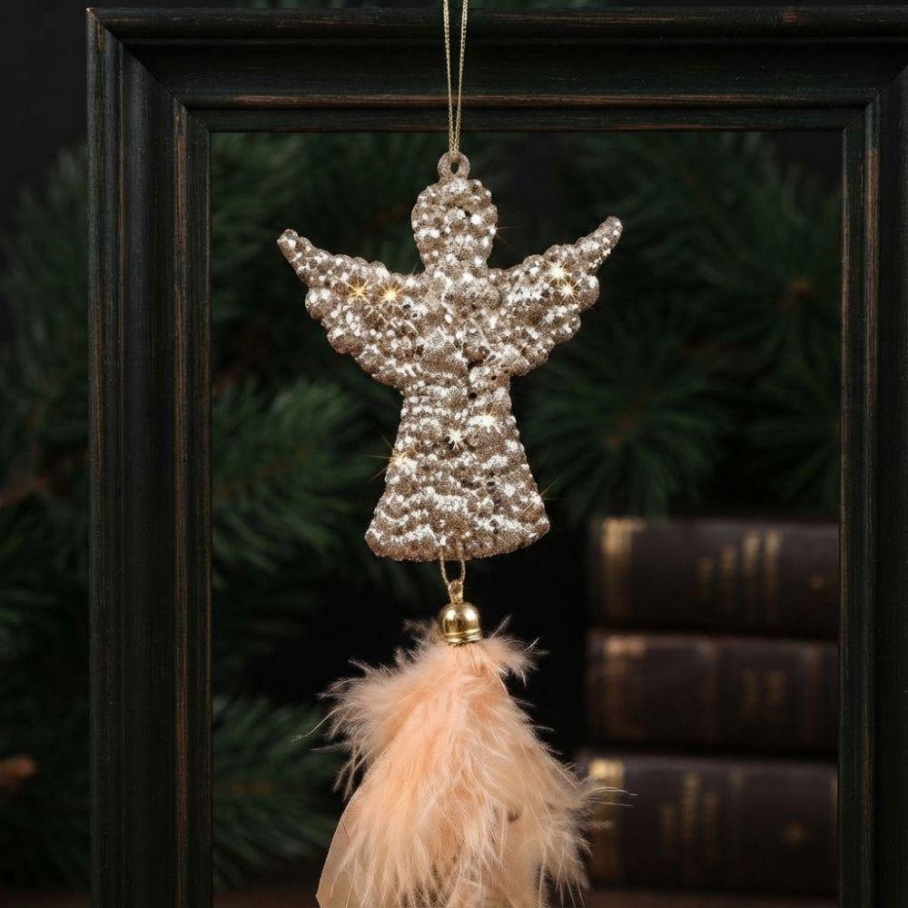 Plastic Christmas Tree Feather Pendant Wall Christmas Decoration Christmas Party Decor