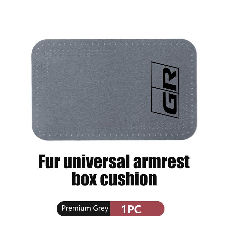 For S1 Car Armrest Box Pad Suede Auto Armrest Mat Car Accessories GRsport Yaris Corolla Rav4 CHR Auris Cruiser Highlander JH0