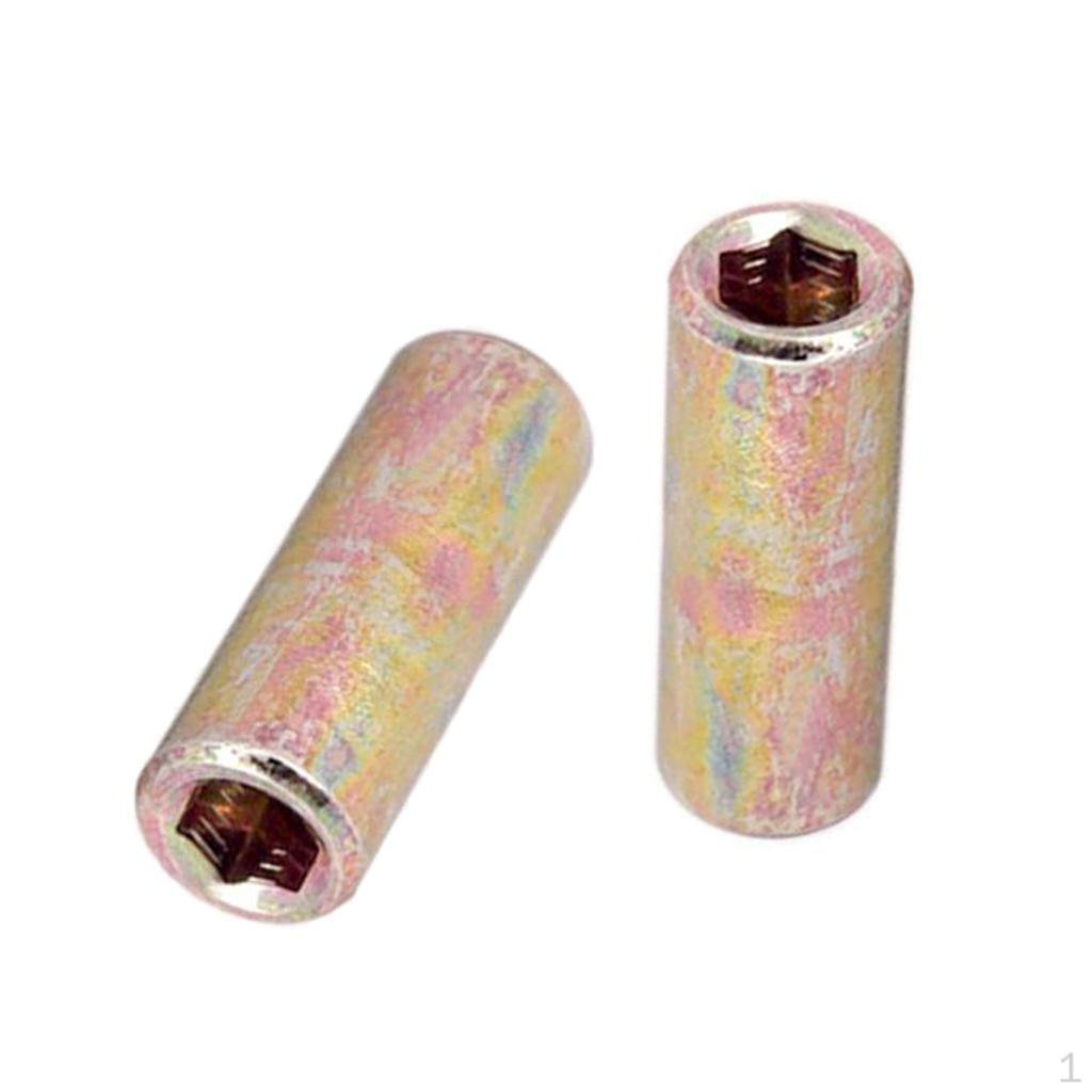 

2pcs Guitar Rod Adjust Cap Connector For Electric Bass