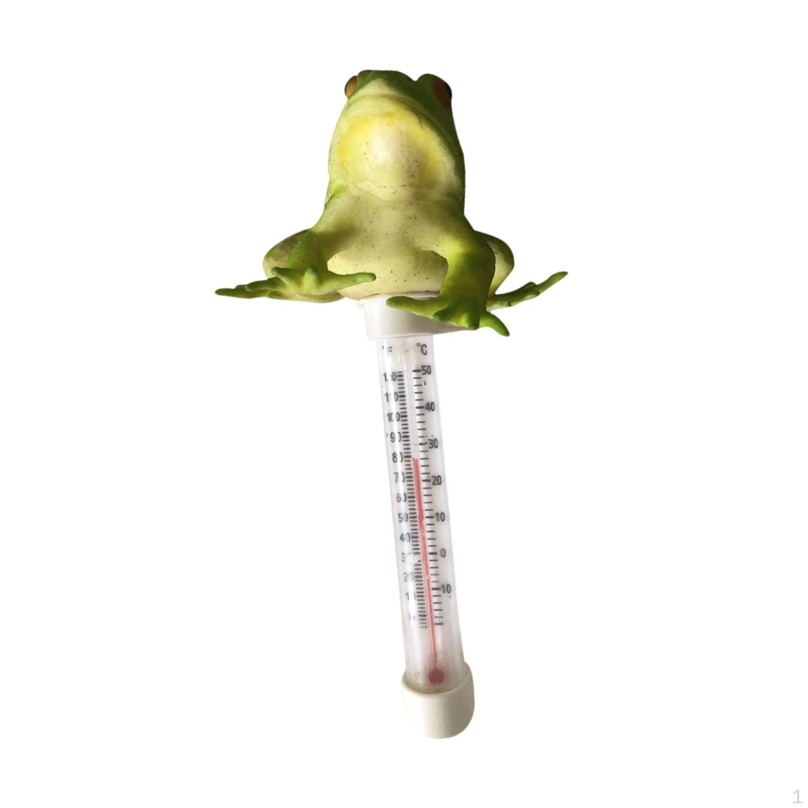 Clear Display Floating Pool Thermometer for Aquariums and Tubs