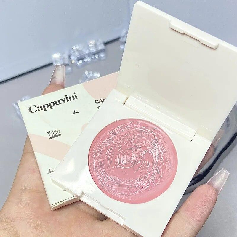 Peach Pink Creamy Blush Cheek Rouge Contouring Brightening Waterproof Eyeshadow Blusher Face  Makeup Cosmetics