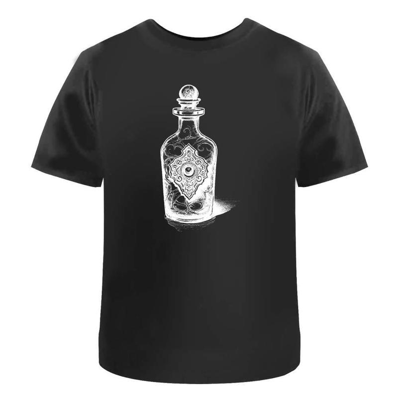 

Bottle Cotton T Shirt Ta043128 - Men s Summer Cotton Graphic Tee S разноцветный