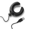 Rocks-Off - Echo C Curved Hand-Held Vibrating Masturbator Black