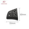 For Mercedes W164 W245 W251 Car Multi-function Steering Wheel Switch Buttons Phone Control Key For Benz W164 ML GL B R Class